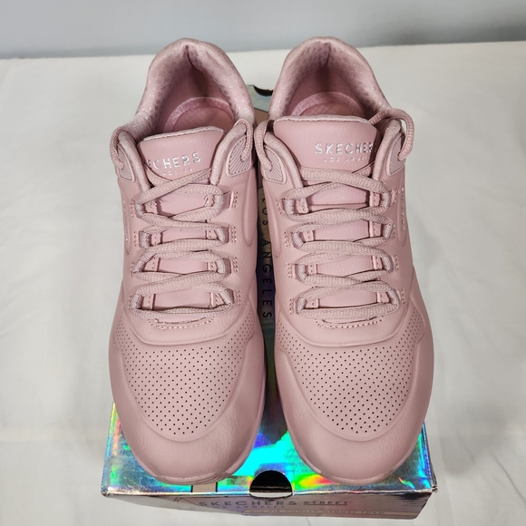 Skechers Uno 2 Women's Pink Sneakers - Picture 3 of 13